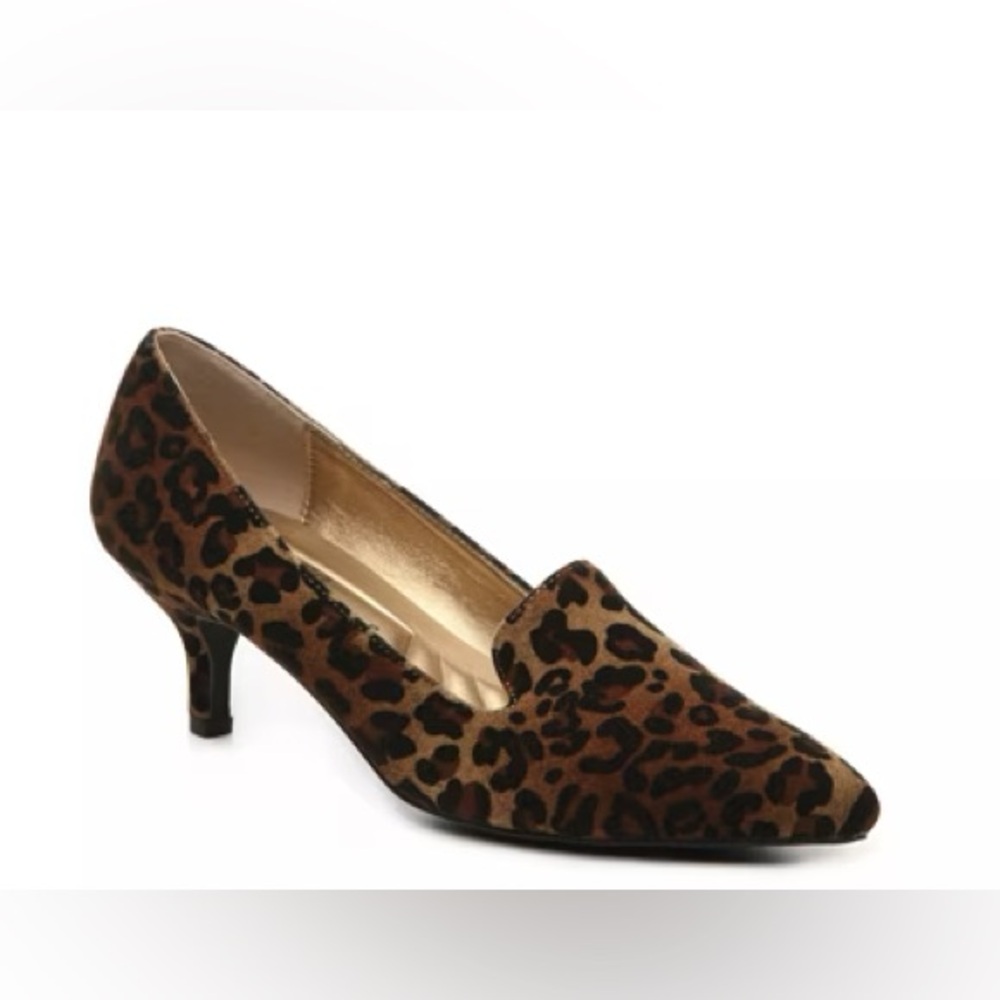 Bellini Bobcat Pump - Black/Light Brown Leopard